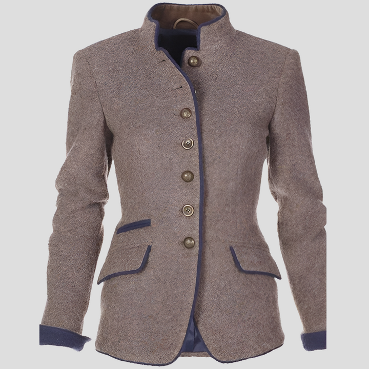 Elegante damesjas in effen kleur