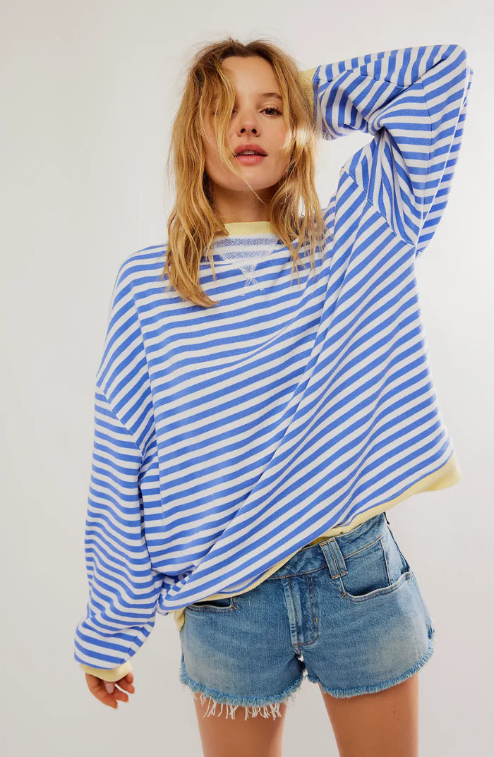 Gestreepte Sweatshirt voor Dames