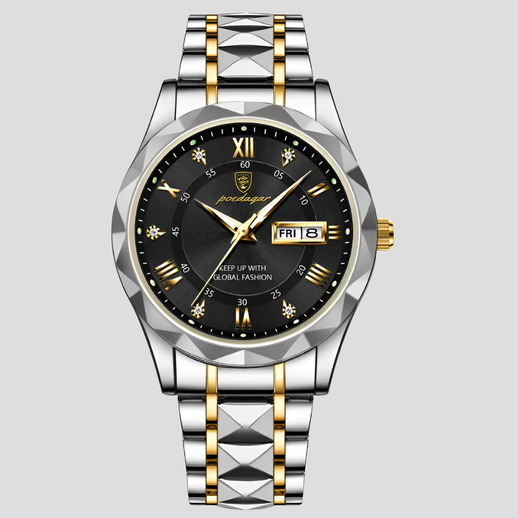 Luxe herenhorloge van roestvrij staal voor dagelijks gebruik