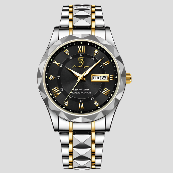 Luxe herenhorloge van roestvrij staal voor dagelijks gebruik