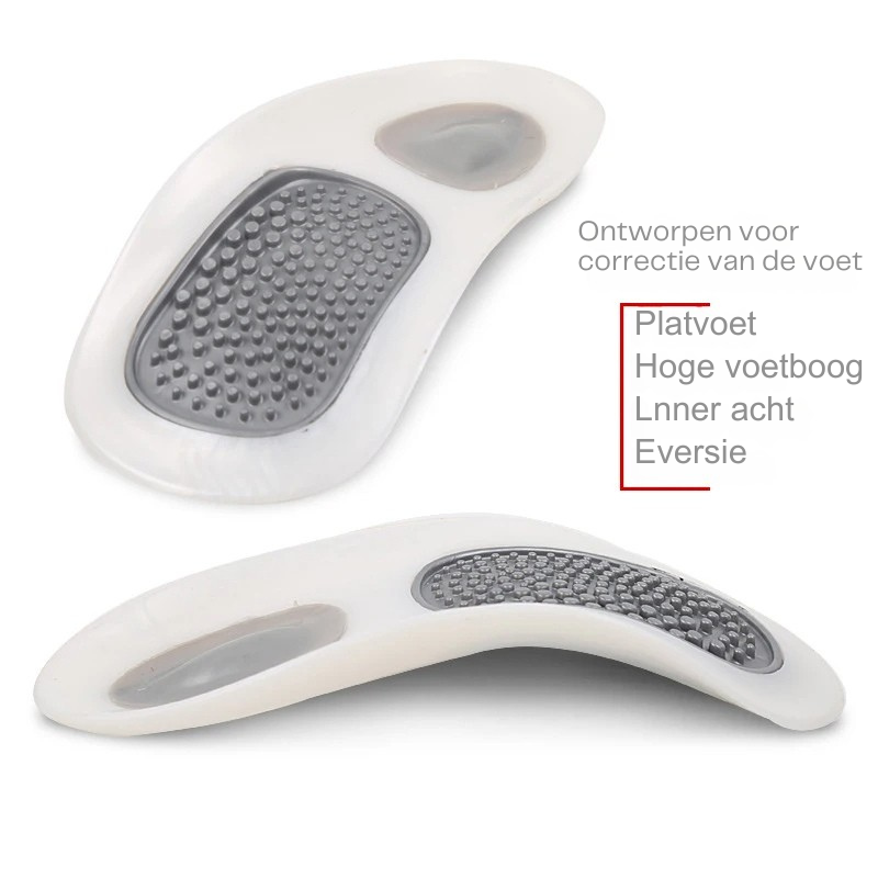 Orthopedische Inlegzolen voor Platvoeten en Voetcorrectie