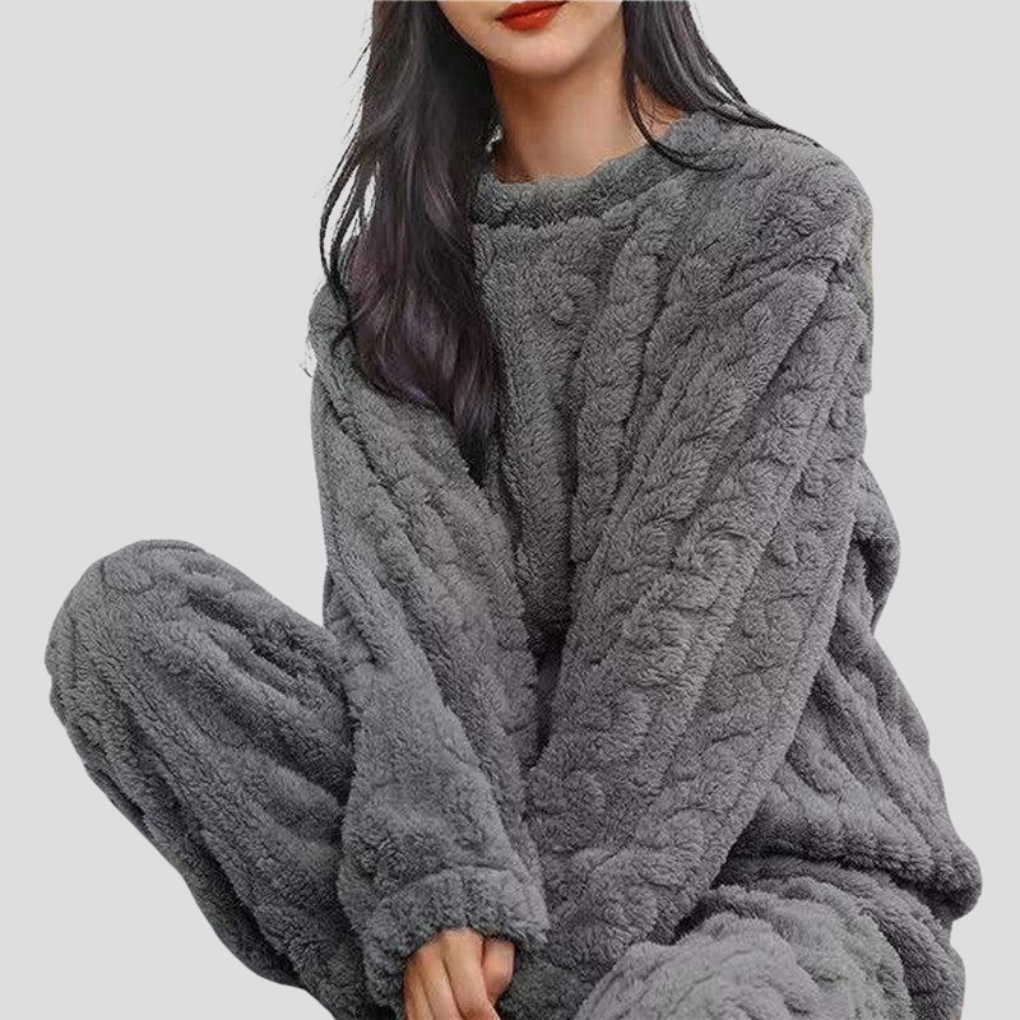 Fleece pyjamaset voor dames
