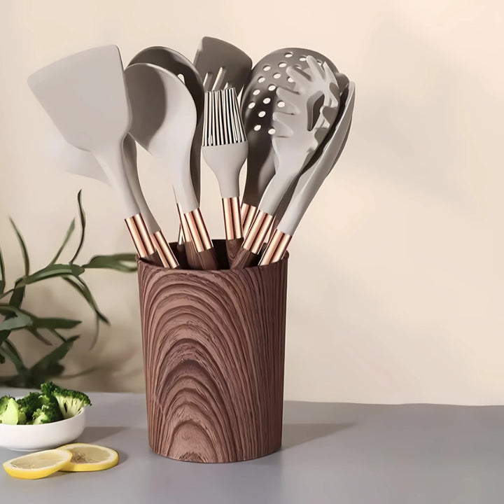 Luxe 10-delige Keukengerei Set met Hittebestendige Afwerking