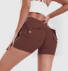 Korte Broek met Hoge Taille en Elegante Minimalistische Look