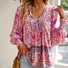 Damesblouse met bloemenprint