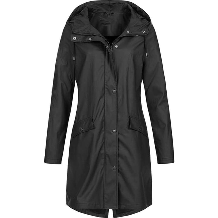 Waterdichte regenjas met capuchon voor dames