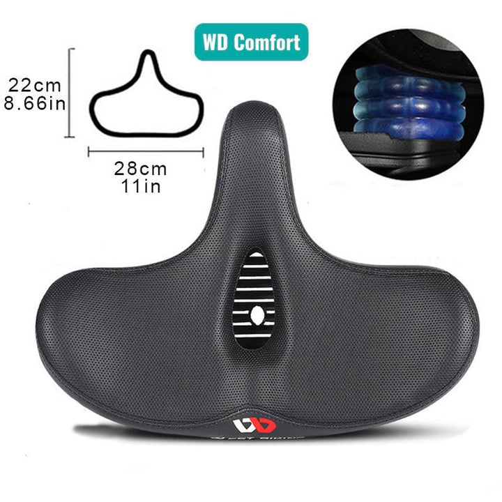 CyclePad– Comfortabel Fietszadel met Extra Brede Zitting
