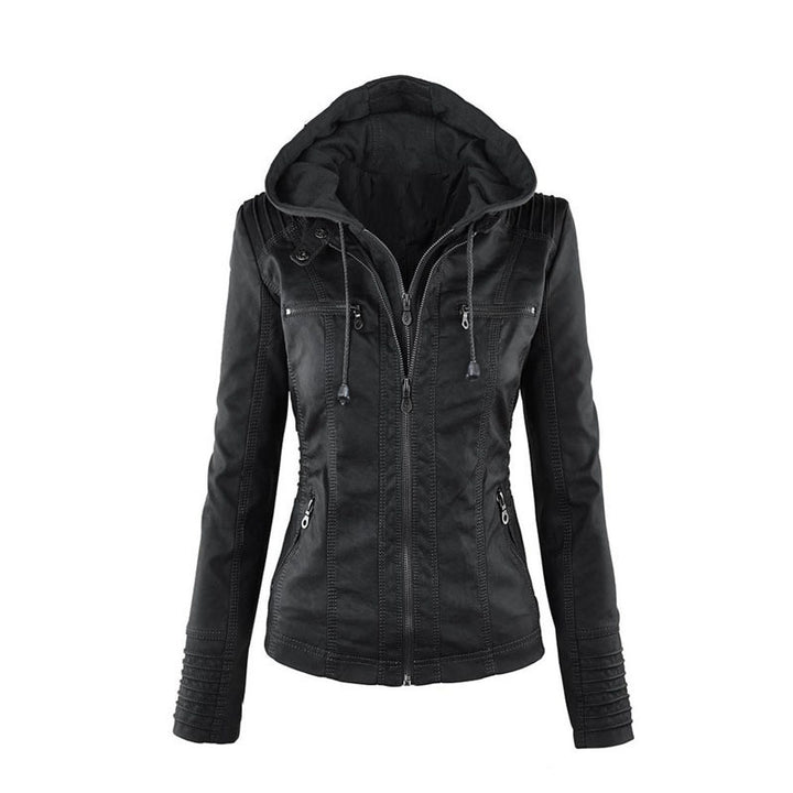 Evi – Leren Zomerjas voor Dames