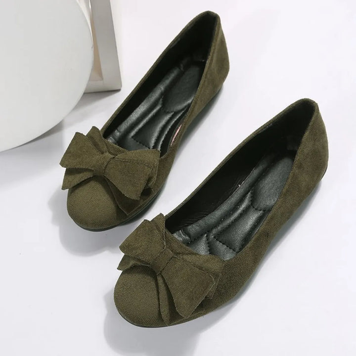 Dames Loafers met Strikdetail en Comfortabele Pasvorm