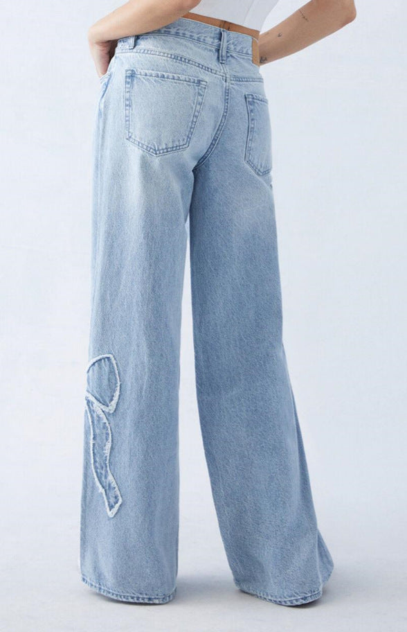 Dames spijkerbroek - wijd model - Comfortabel en stijlvol