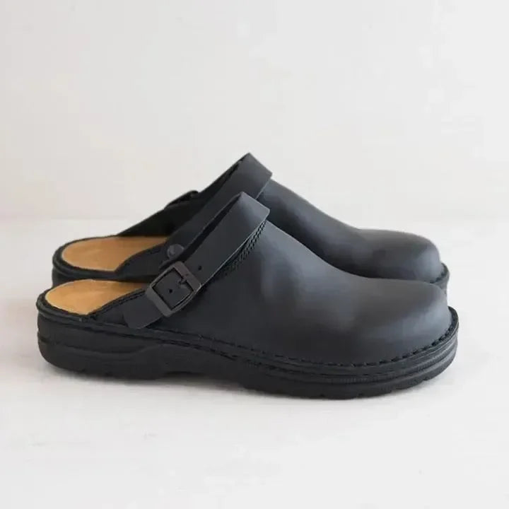 Orthopedische Leren Pantoffels voor Dames