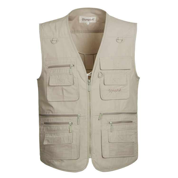 Multifunctioneel outdoor wandelvest voor heren
