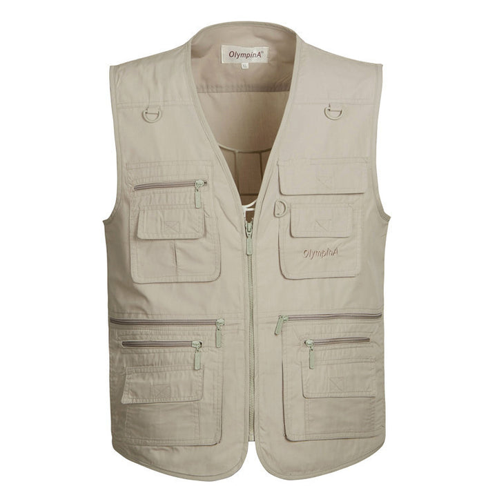 Multifunctioneel outdoor wandelvest voor heren