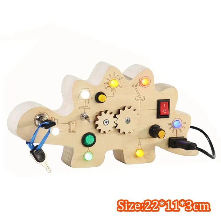 LED Licht & Sensorisch Activiteitenbord voor Kinderen (2–6 jaar)