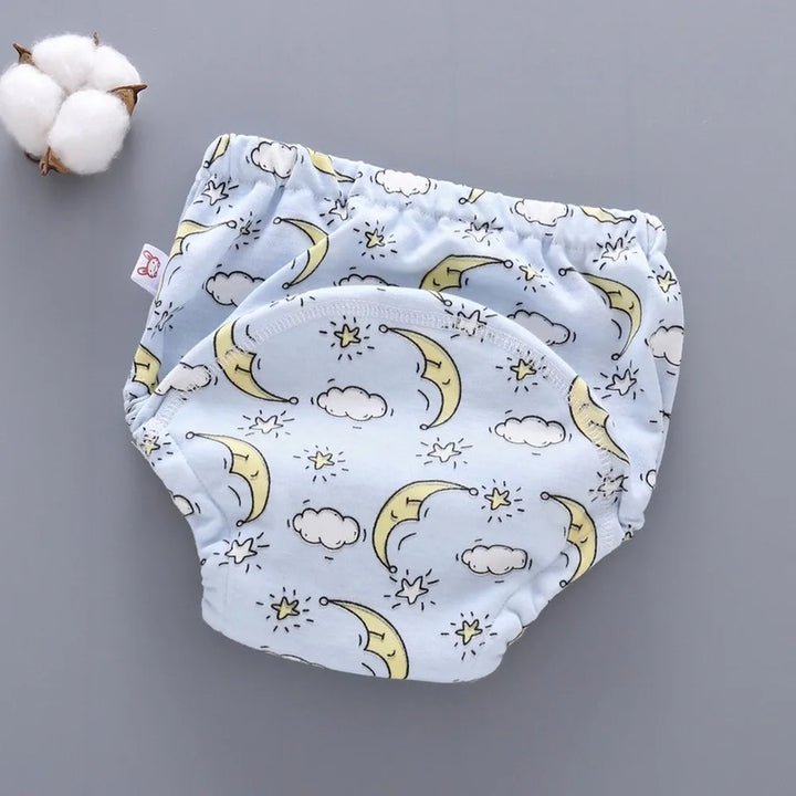 Herbruikbare Baby Luierbroek met Waterdichte 6-Lagen Kruis