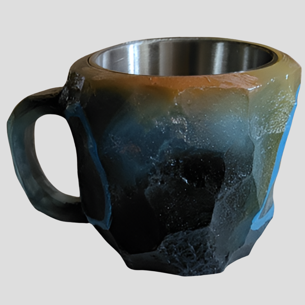 Mineraalkristallen koffiemokken