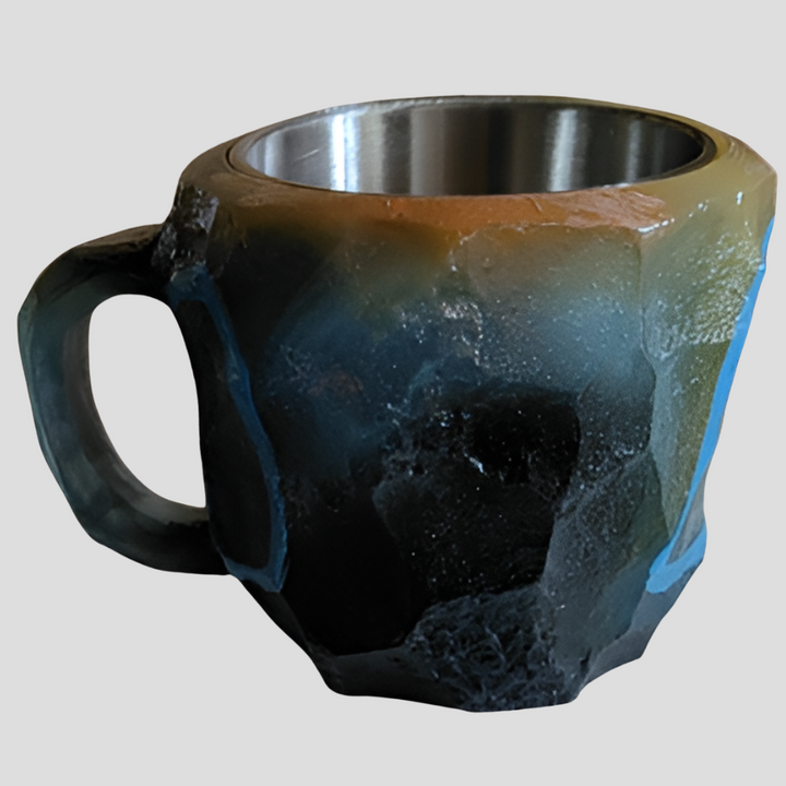 Mineraalkristallen koffiemokken