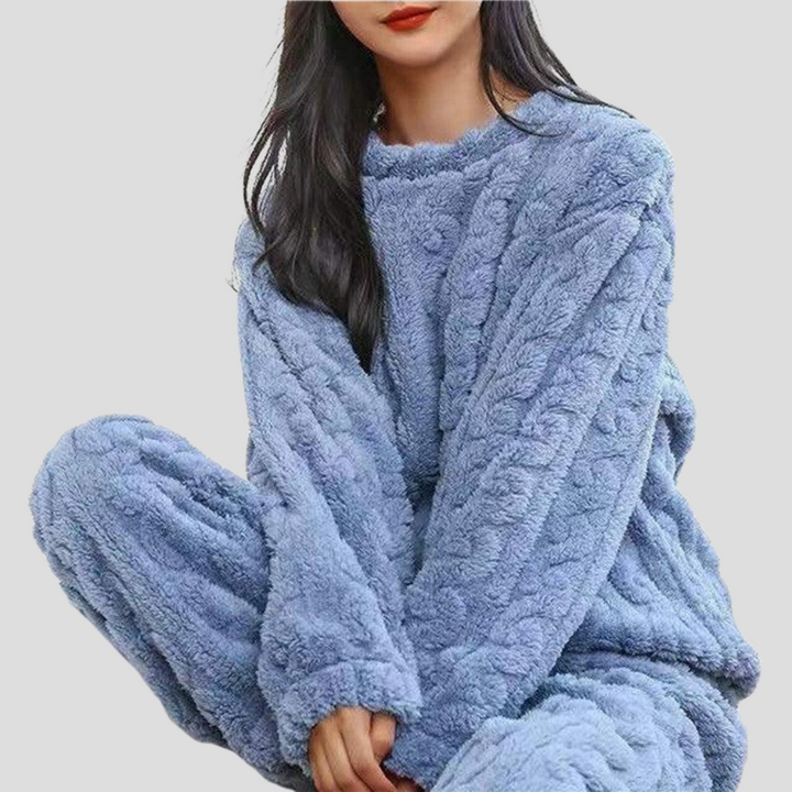 Fleece pyjamaset voor dames