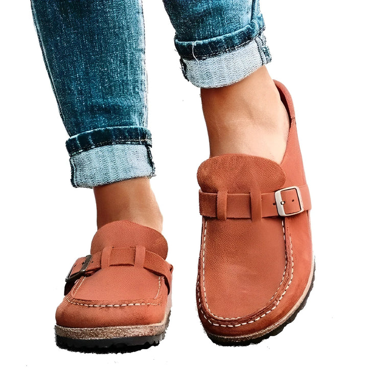 Leren sandalen Dames - Barbara