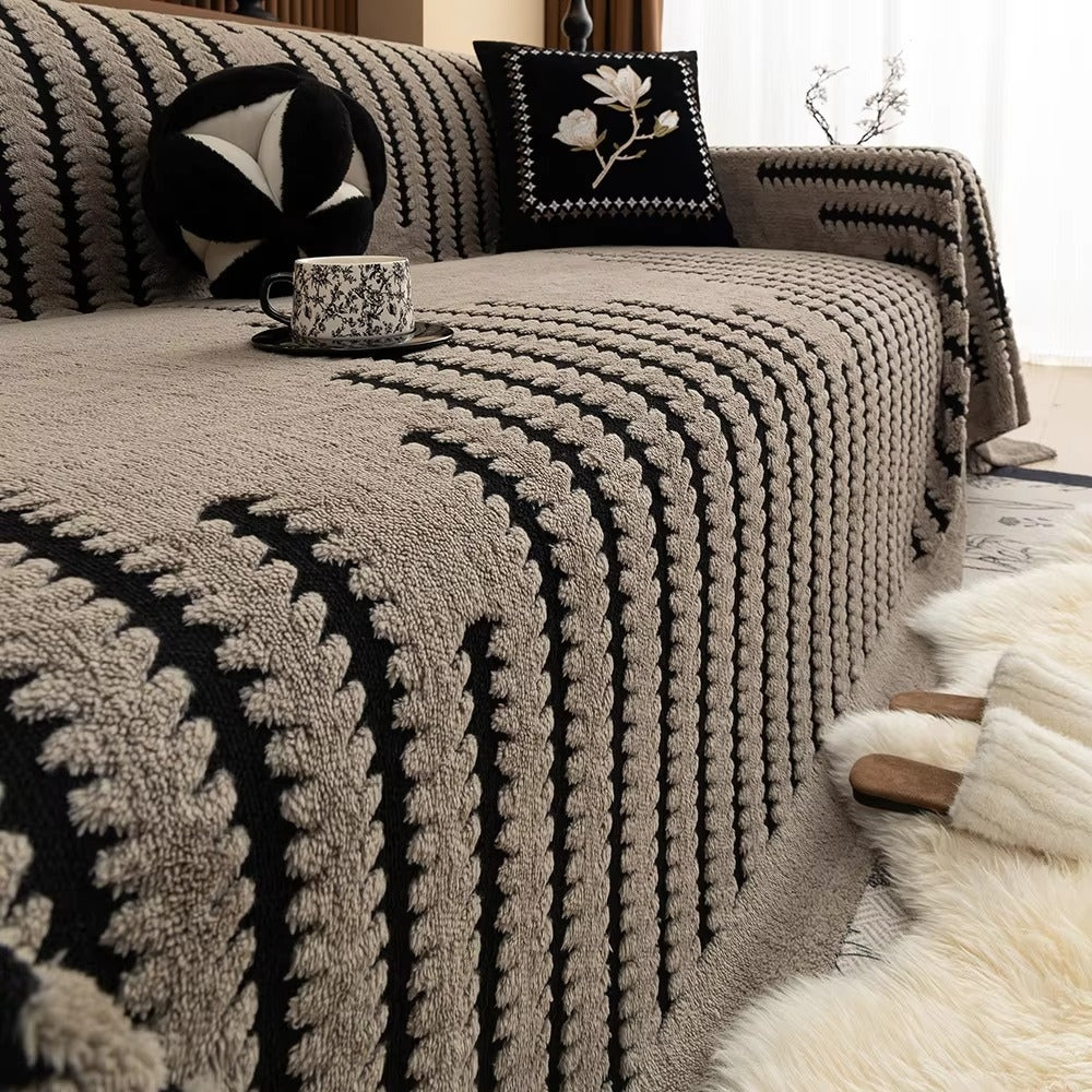 Symmetrisch Getufte Sofahoes met Vintage Charme