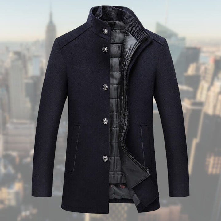 Elegante jas met afneembaar vest voor heren - Leo