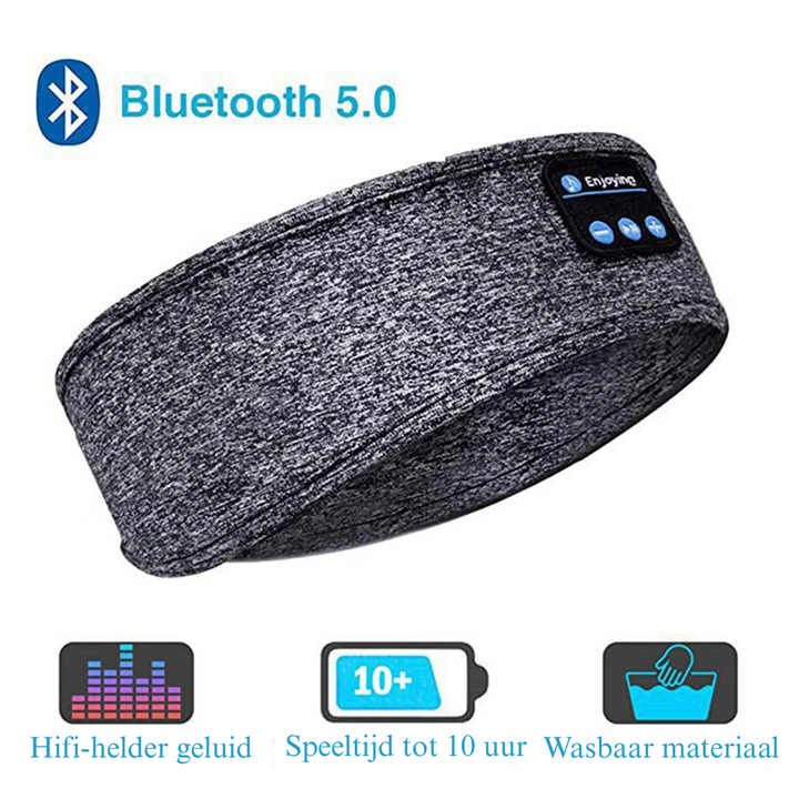 Draadloze Bluetooth Slaapmasker Hoofdband met Ingebouwde Koptelefoon