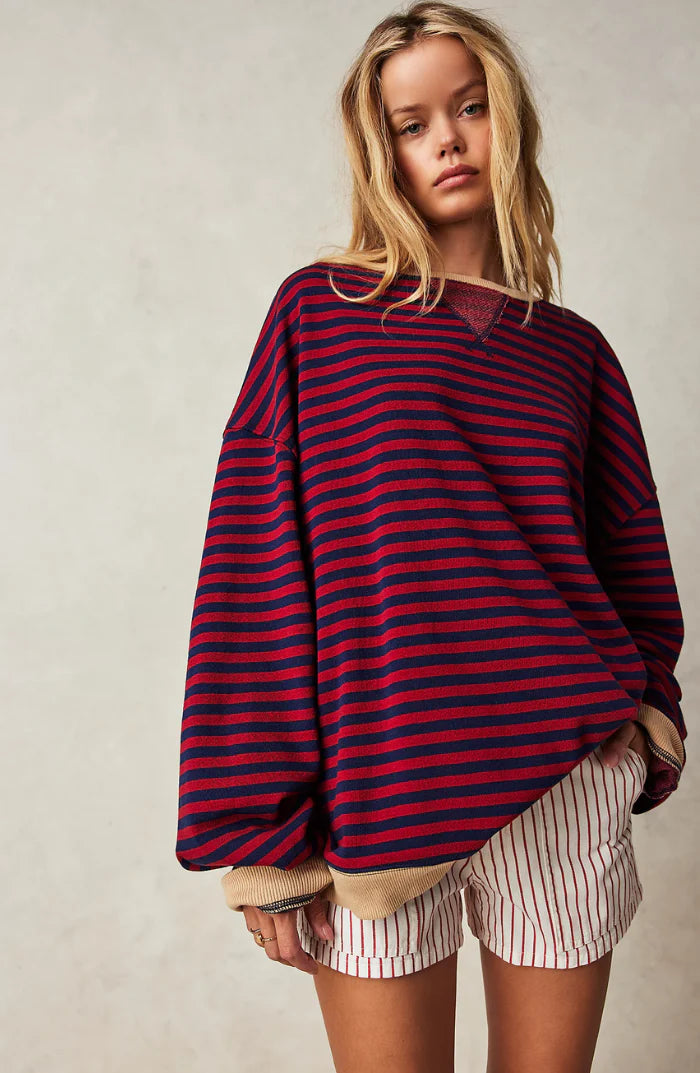 Gestreepte Sweatshirt voor Dames
