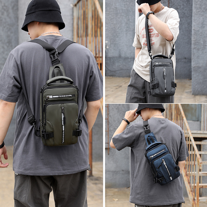 Multifunctionele Crossbody Rugzak voor Heren