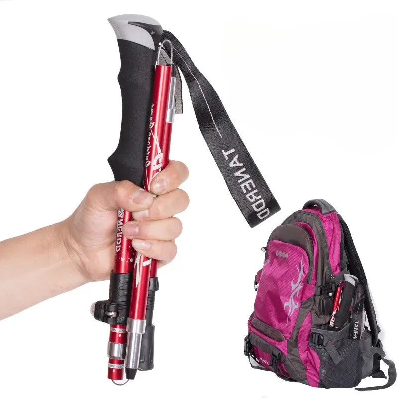 Opvouwbare Telescopische Wandelstok van Aluminium voor Outdoor & Senioren