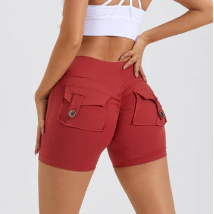 Korte Broek met Hoge Taille en Elegante Minimalistische Look