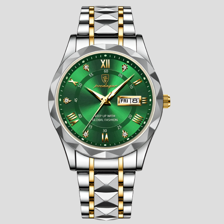 Luxe herenhorloge van roestvrij staal voor dagelijks gebruik