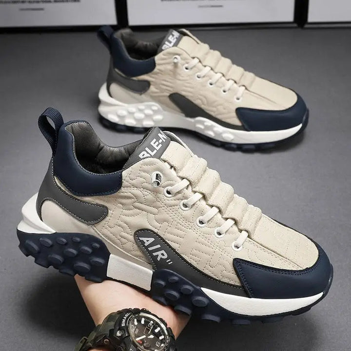 Stridemax – Stijlvolle Platform Sneakers voor Heren
