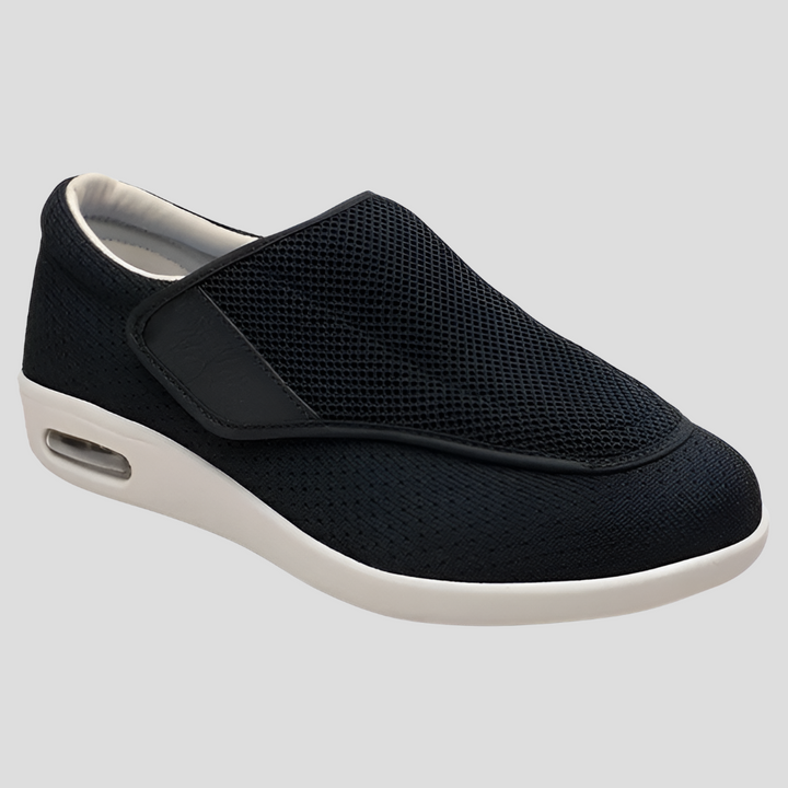 Brede diabetische schoenen voor gezwollen voeten