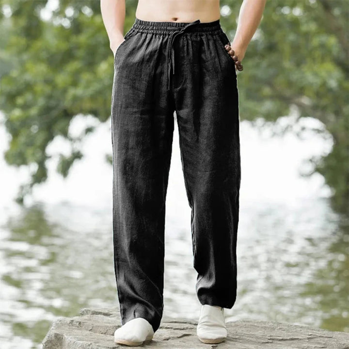Linnen Strandbroek voor Heren