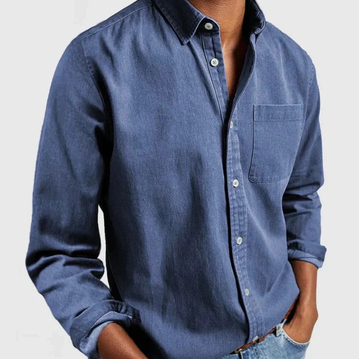 Denim overhemd voor mannen - Alexander