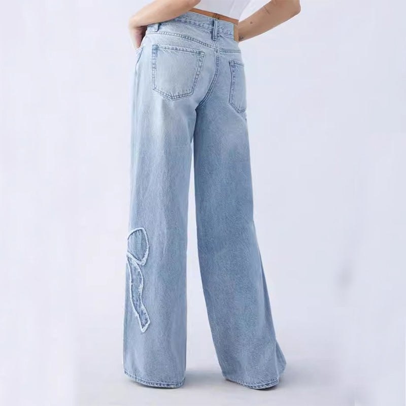 Dames spijkerbroek - wijd model - Comfortabel en stijlvol