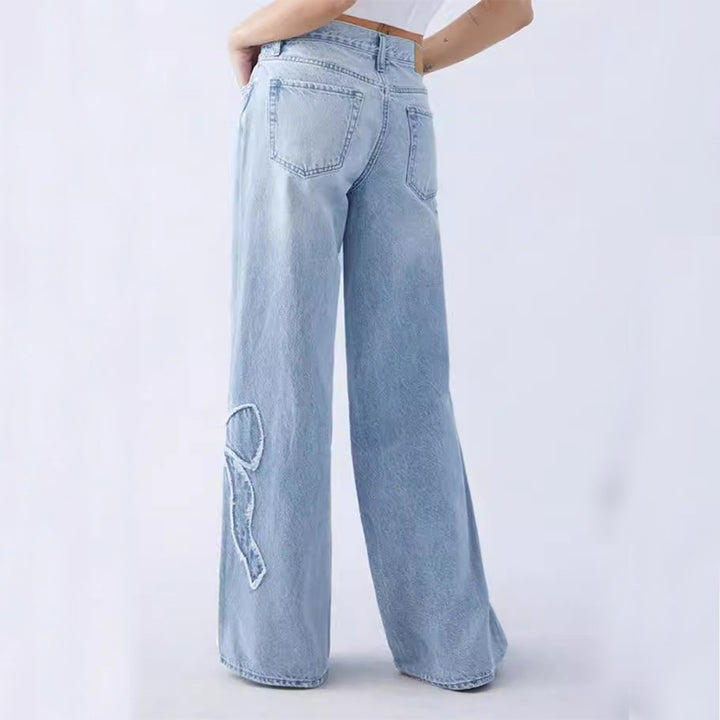 Dames spijkerbroek - wijd model - Comfortabel en stijlvol