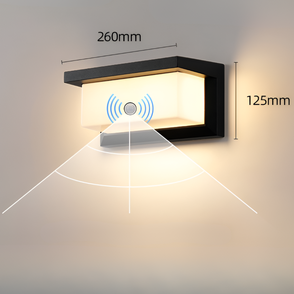 Laguna - LED Buitenwandlamp met Bewegingssensor