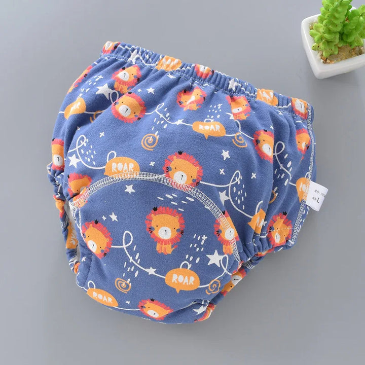 Herbruikbare Baby Luierbroek met Waterdichte 6-Lagen Kruis