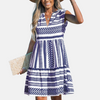 Formele zomer midi-jurk met pailletten