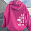 Fenna – Hoodie met Motiverende Print voor Dames