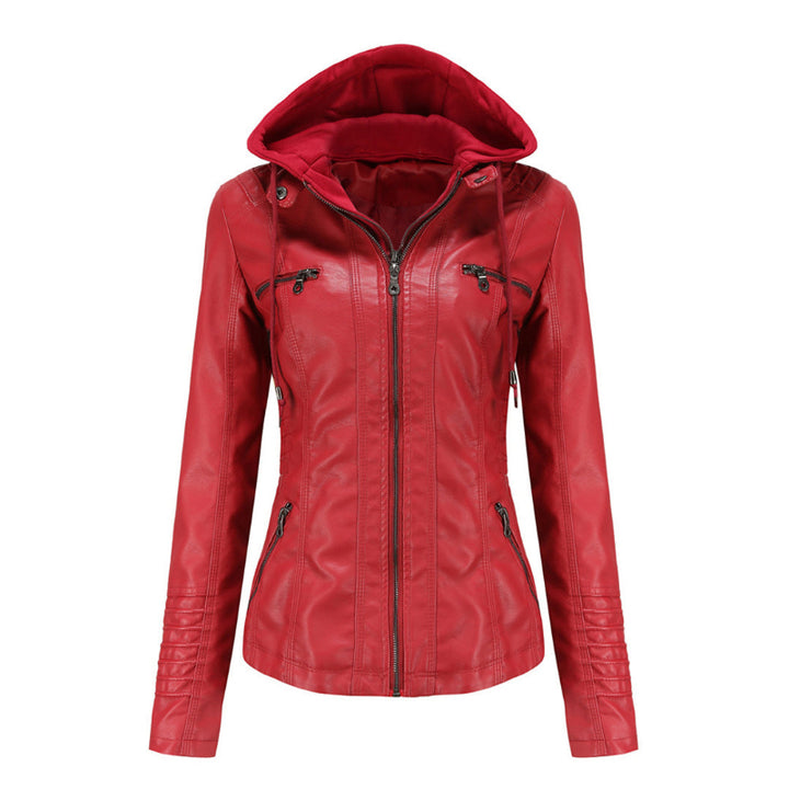 Evi – Leren Zomerjas voor Dames