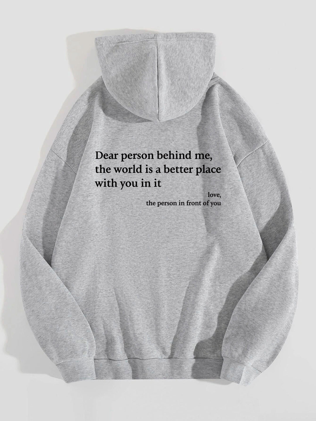 Unisex Hoodie met Inspirerende Boodschap