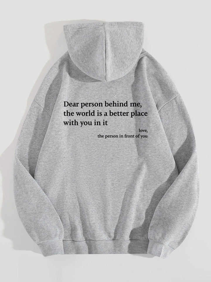 Unisex Hoodie met Inspirerende Boodschap