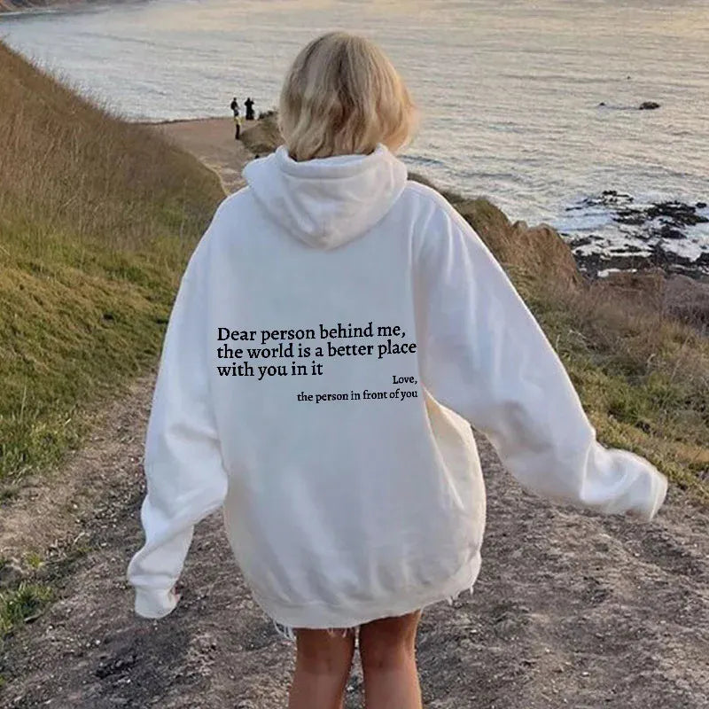 Unisex Hoodie met Inspirerende Boodschap