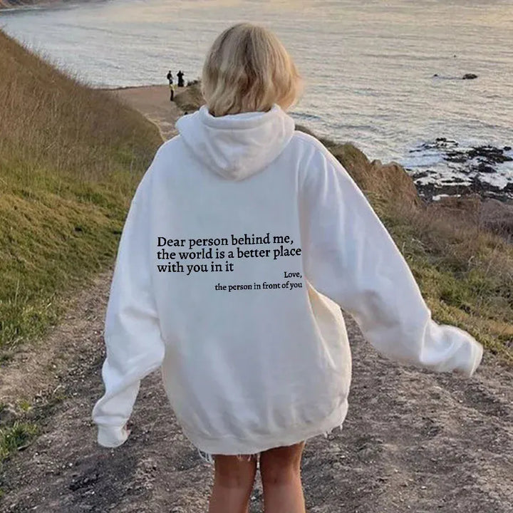 Unisex Hoodie met Inspirerende Boodschap