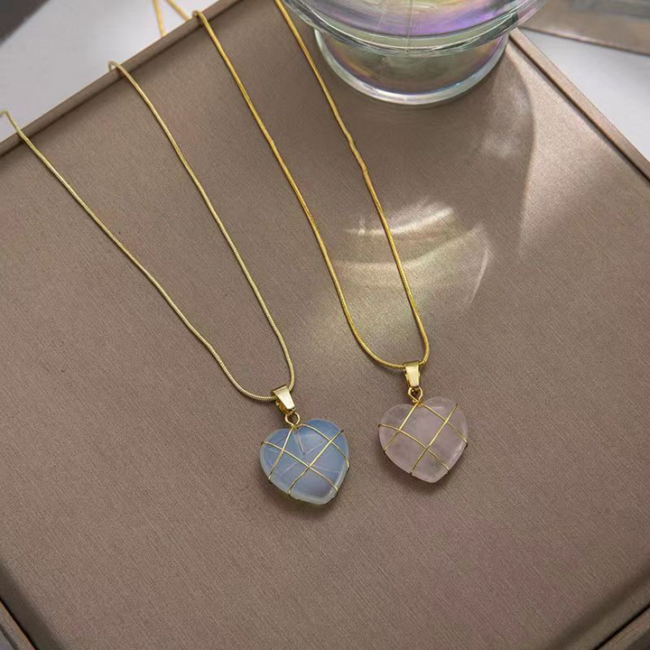 Modieuze Maansteen Ketting