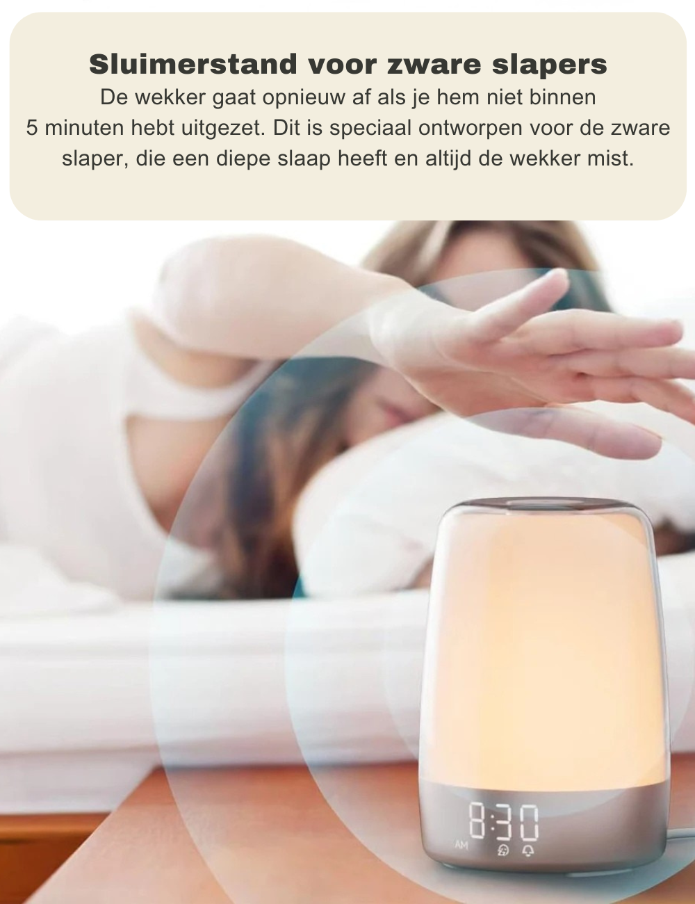 Zonsopgang Wekkerlamp met Slaap Simulatie & Nachtlicht