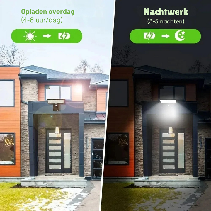 IP65 Waterdichte Buitenlamp met Sensor voor Tuin & Gevel