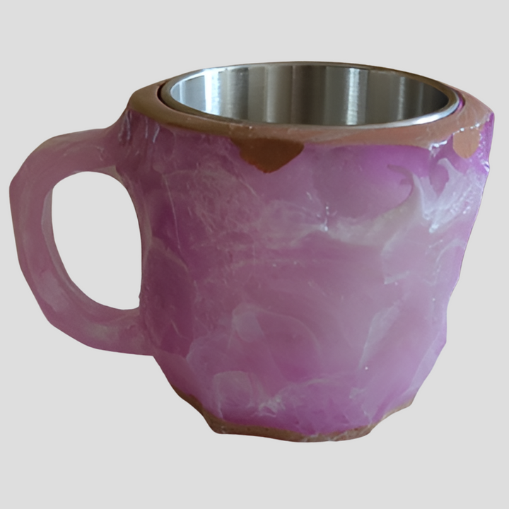 Mineraalkristallen koffiemokken
